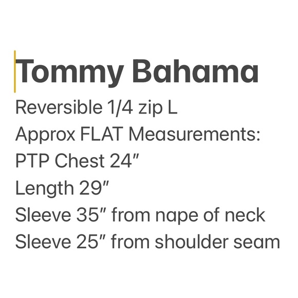 Tommy Bahama Flip Coast Reversible Quarter Zip Pullover Sweater Large - Picture 14 of 14